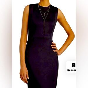 Sashi 14K gold plated lariat necklace with zirconia crystals - NWT, fine jewelry